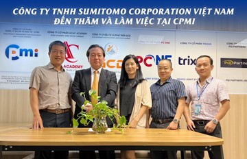 Đón tiếp đoàn công tác của Công ty TNHH Sumitomo Copporation Việt Nam đến thăm và làm việc