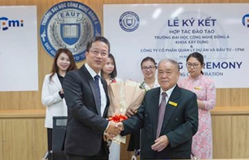 Lễ ký kết hợp tác cùng Khoa Xây dựng trường Đại Học Đông Á