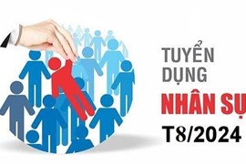 Tuyển dụng tháng 08/2024